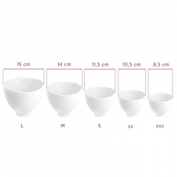 MISECZKA SILIKONOWA S Biala